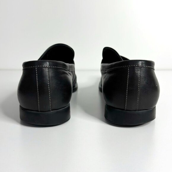 ERMENEGILDO ZEGNA Mens Black Leather Loafers main image 5